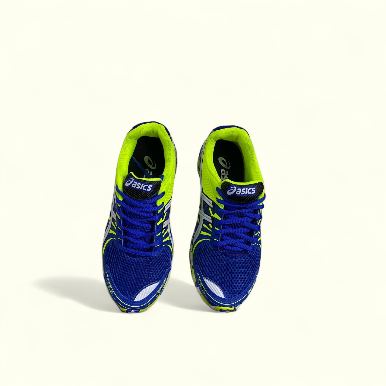 Asics gel azul verde 